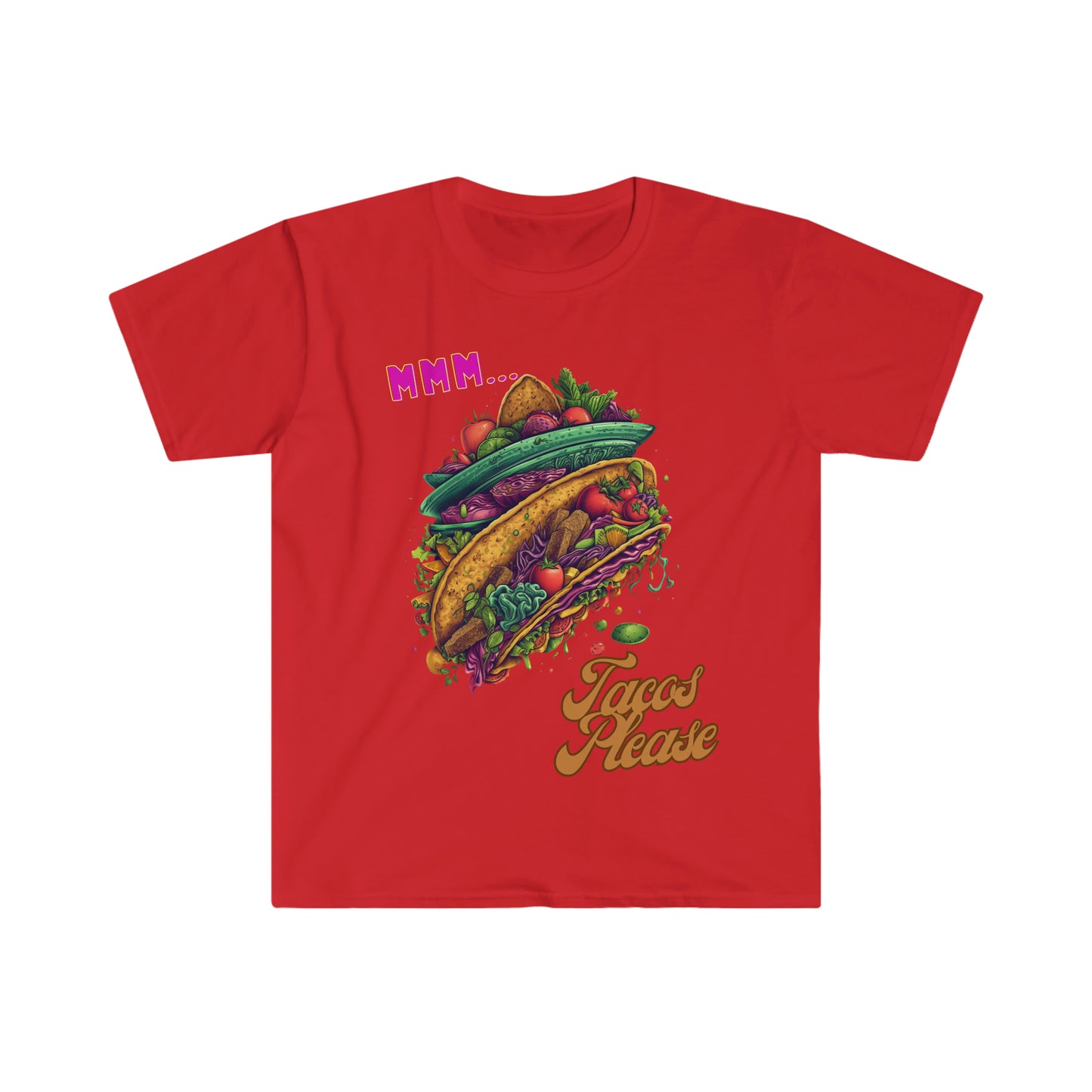 Tacos Please - Unisex Softstyle T-Shirt