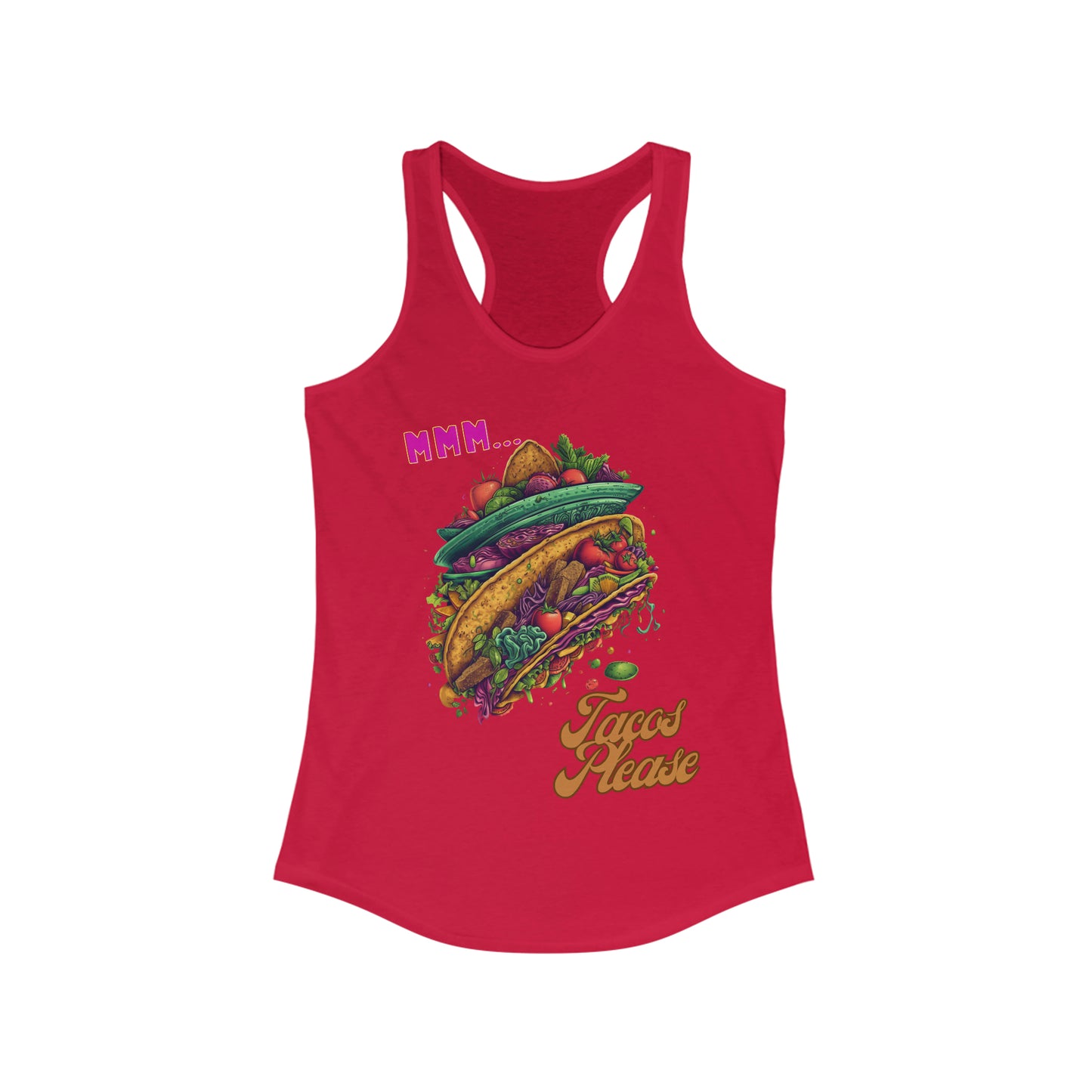 Tacos Please - Women's Ideal Racerback Tank