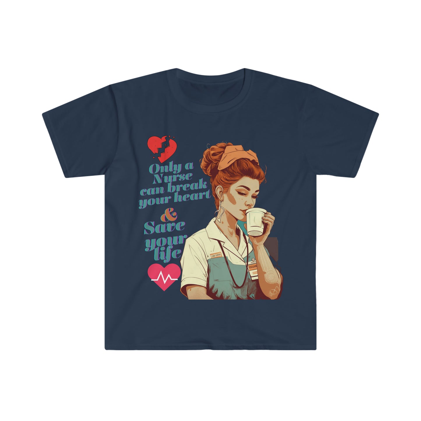 Heartbreaker Nurse - Unisex Softstyle T-Shirt