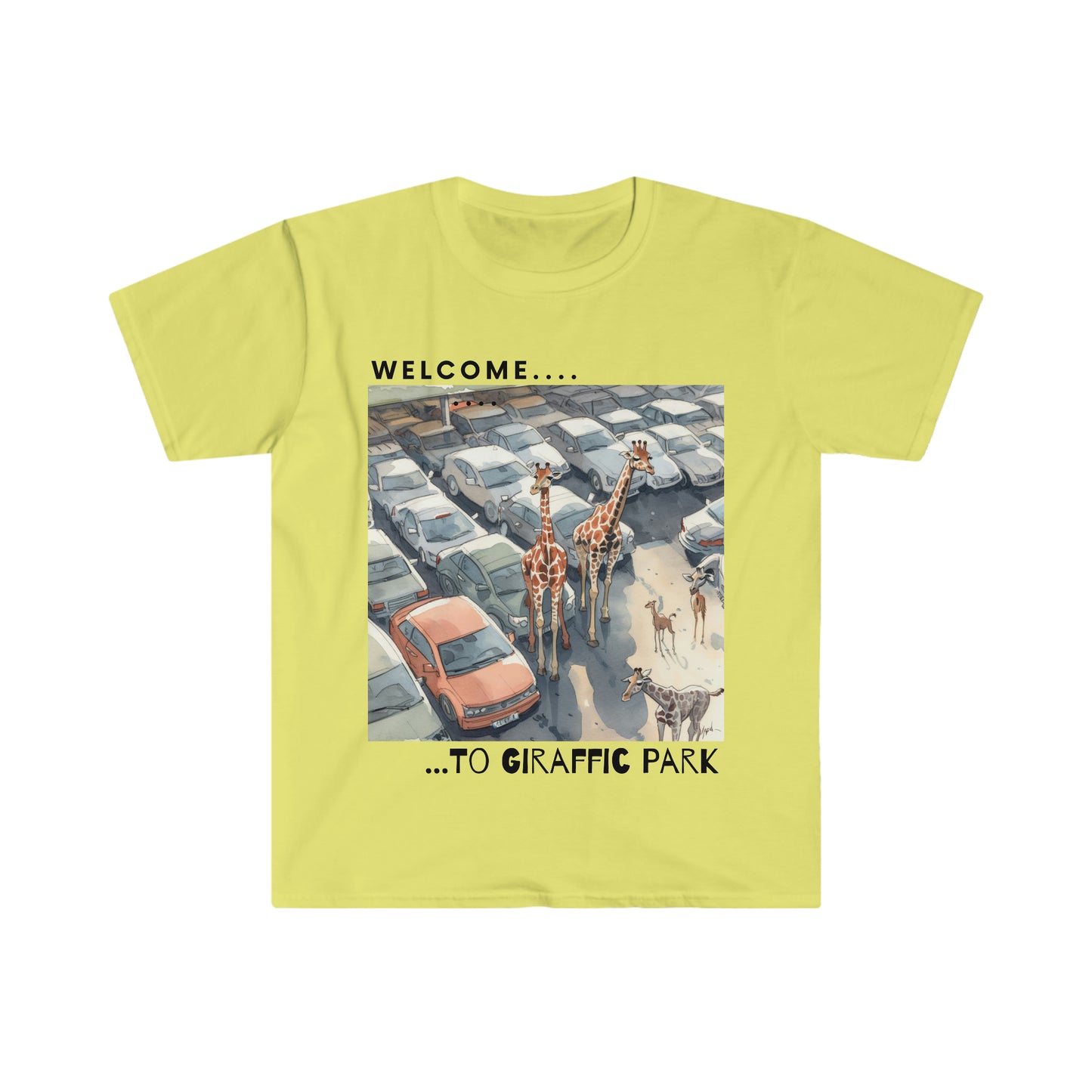Giraffic Park - Unisex Softstyle T-Shirt