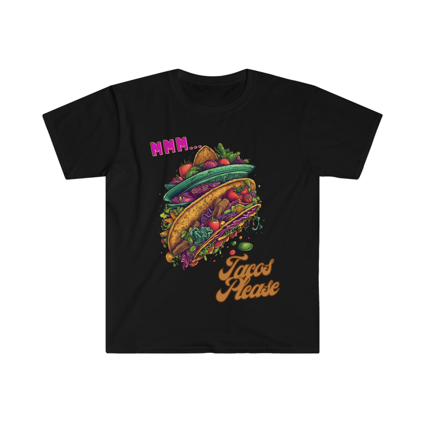 Tacos Please - Unisex Softstyle T-Shirt