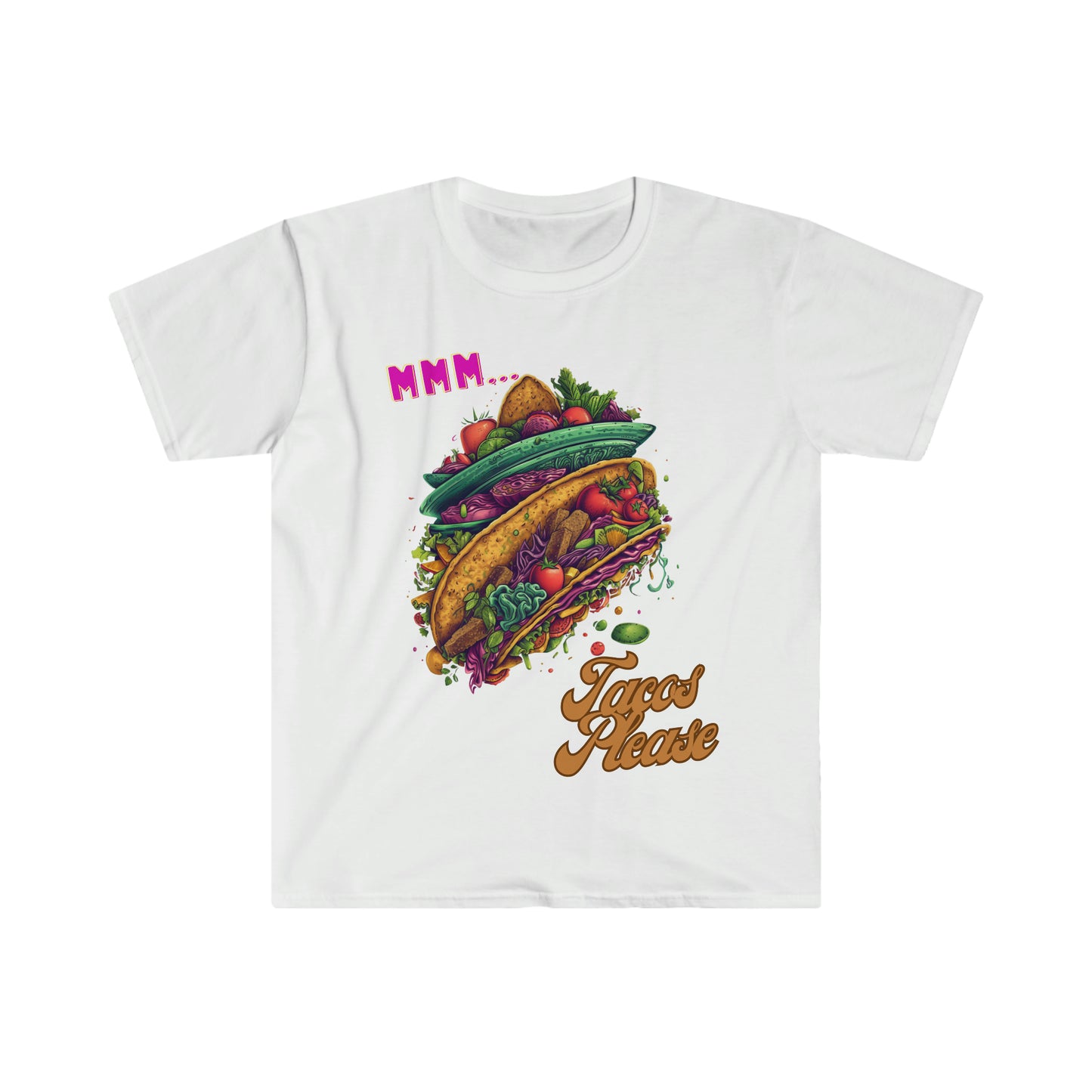 Tacos Please - Unisex Softstyle T-Shirt
