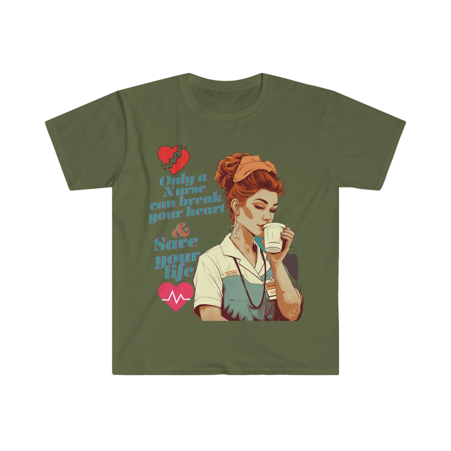 Heartbreaker Nurse - Unisex Softstyle T-Shirt